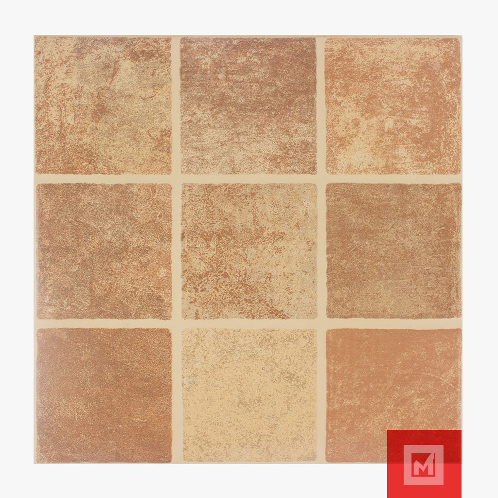 Imagen de Piso Cerámico Campestre Rojo 33X33 cm 2