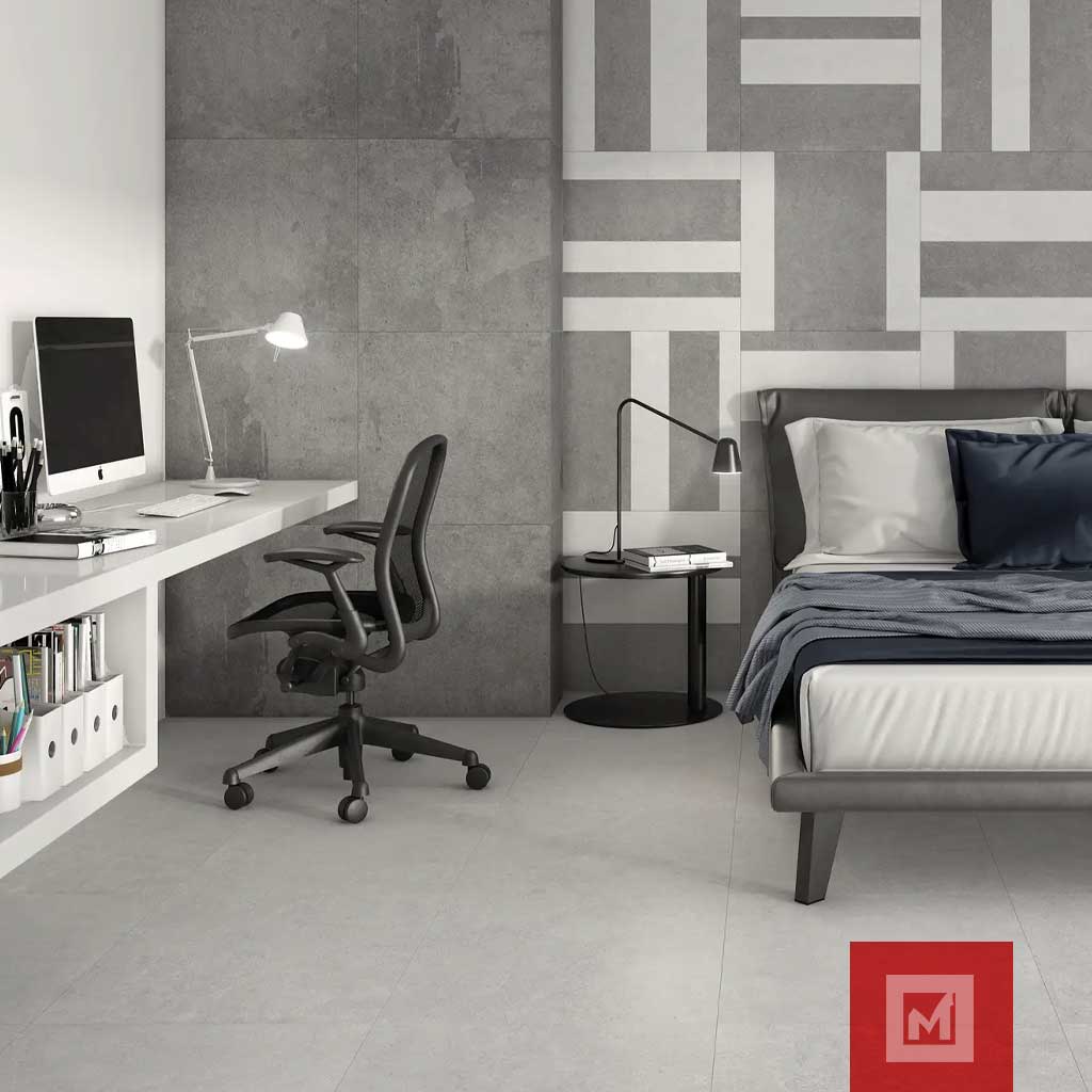 Imagen de Piso cerámico Ceverest gris 60x60cm 2