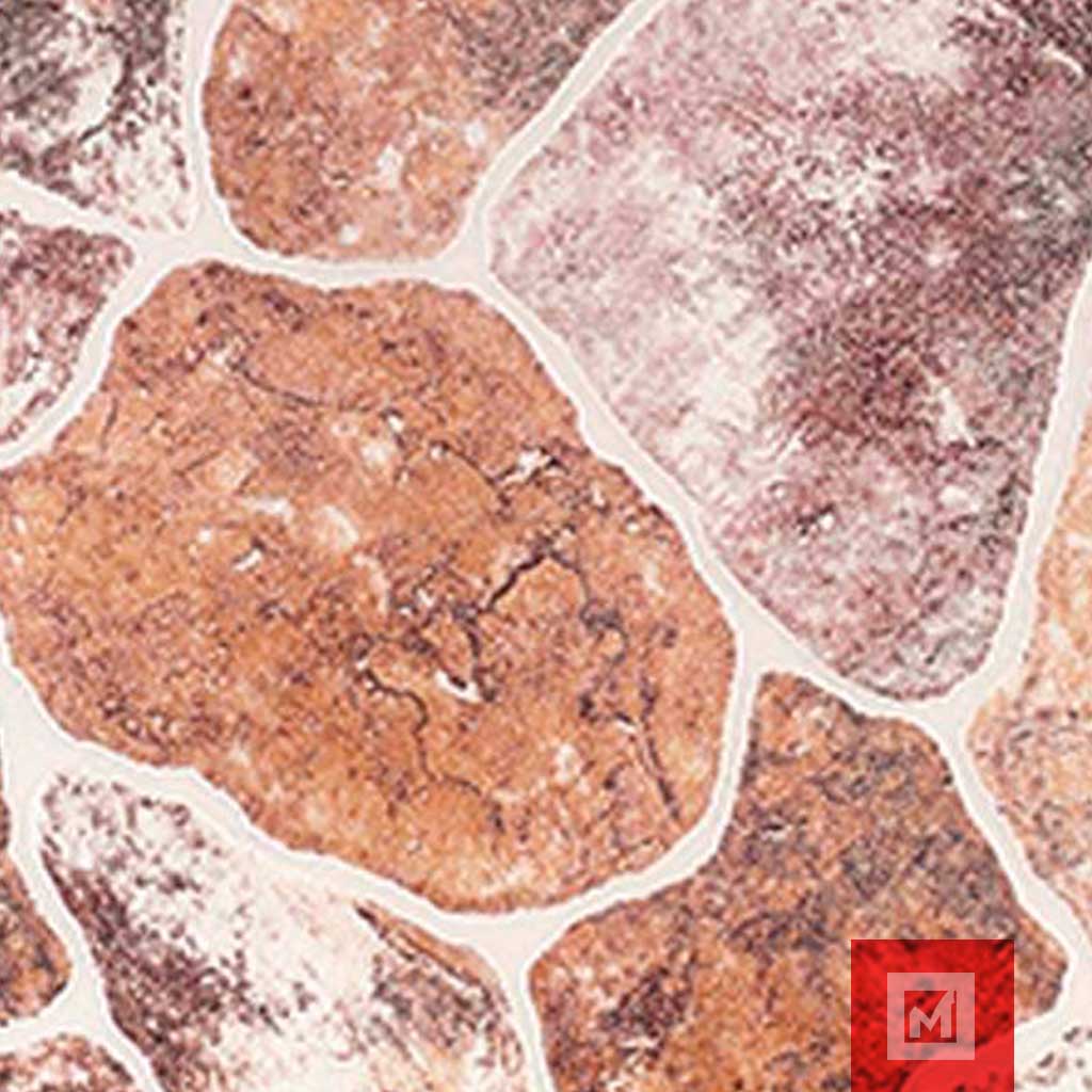 Imagen de Piso Cerámico Rústico Empedrado Café 44x44 2