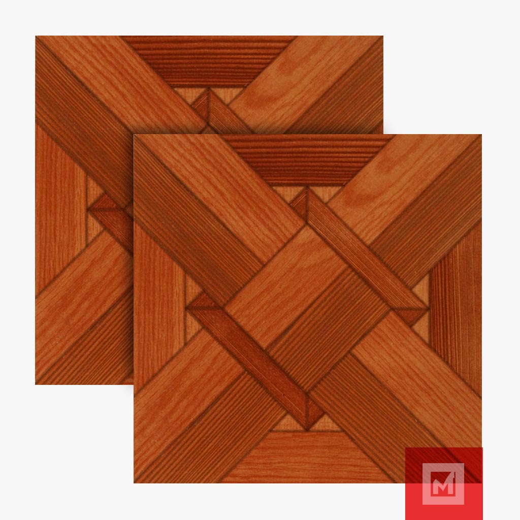 Imagen de Piso Cerámico Madera Hiria Rojo 33x33 4