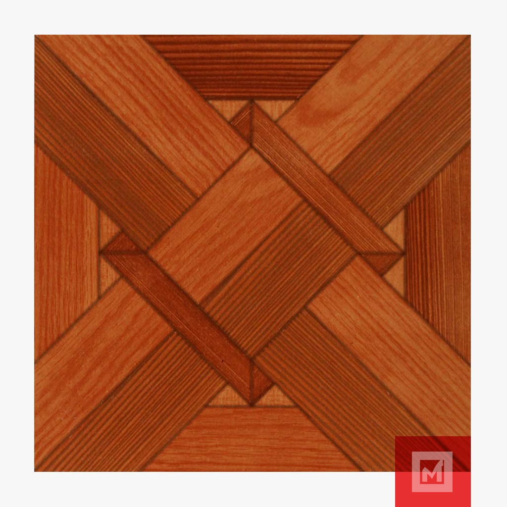 Imagen de Piso Cerámico Madera Hiria Rojo 33x33 2