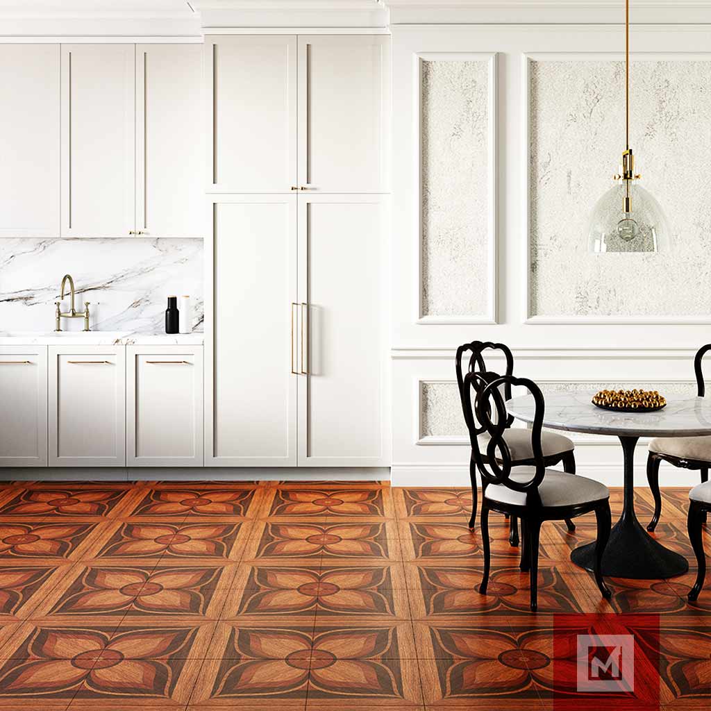 Imagen de Piso Cerámico Madera Italiana Caoba 36X36 3