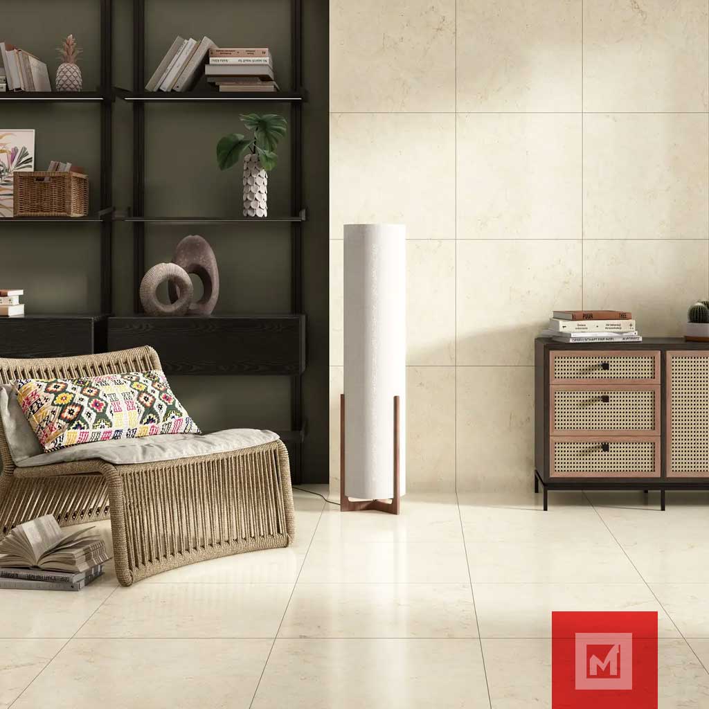 Imagen de PISO MS MARMOL SELENE FD BEIGE 60X60 GB 2