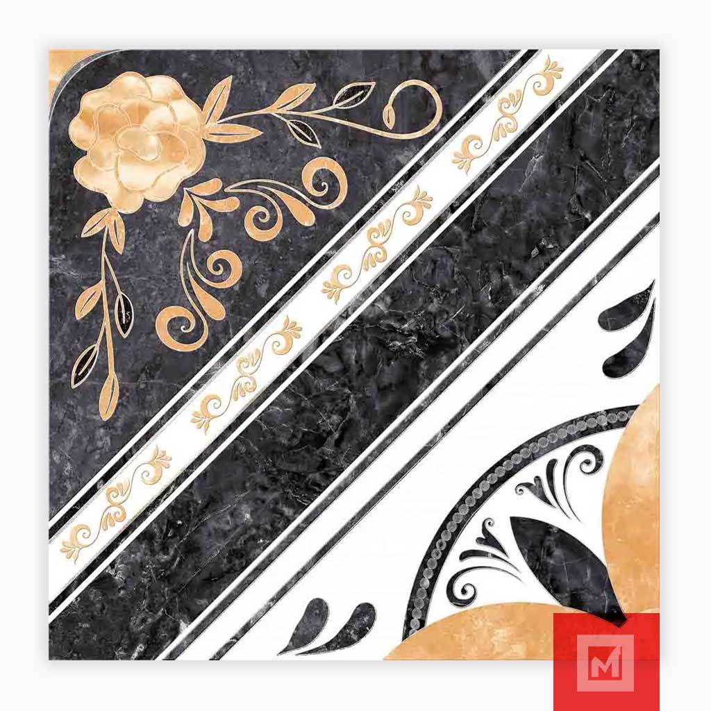 Imagen de Piso cerámico Yutla negro GA 44x44 