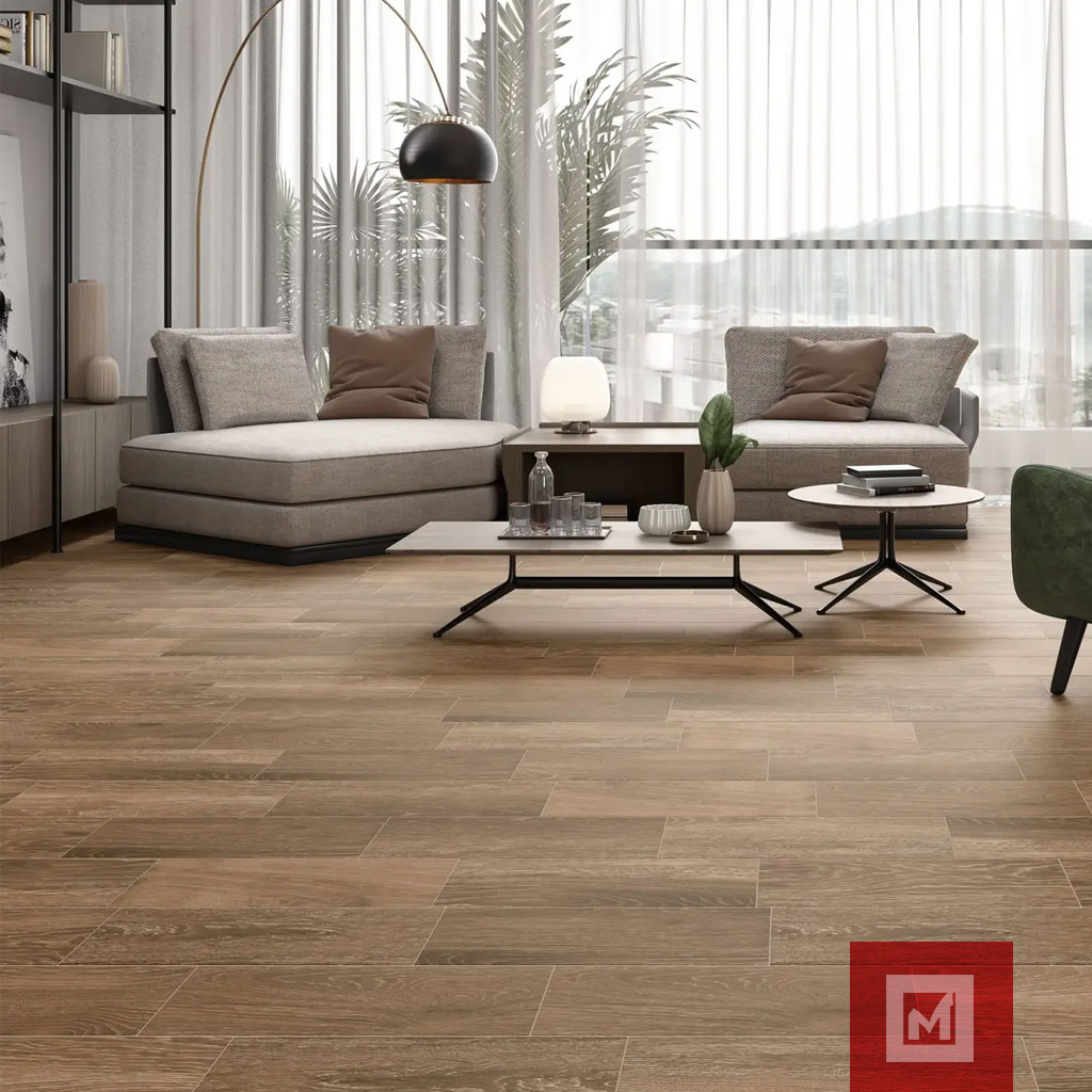 Imagen de Piso Imitacion Madera Chalet Wood Café 18X55 2