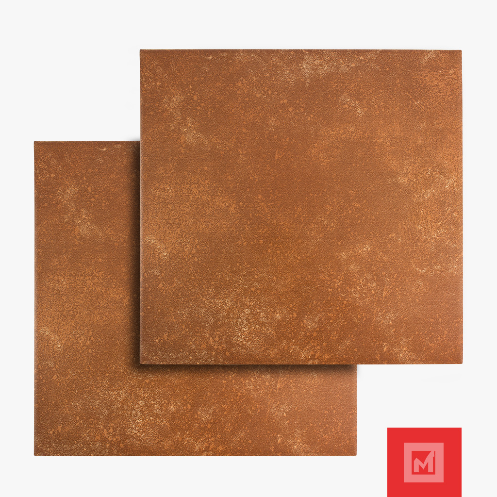 Imagen de Piso Cerámico Rústico Saltillo Rojo 33x33 3