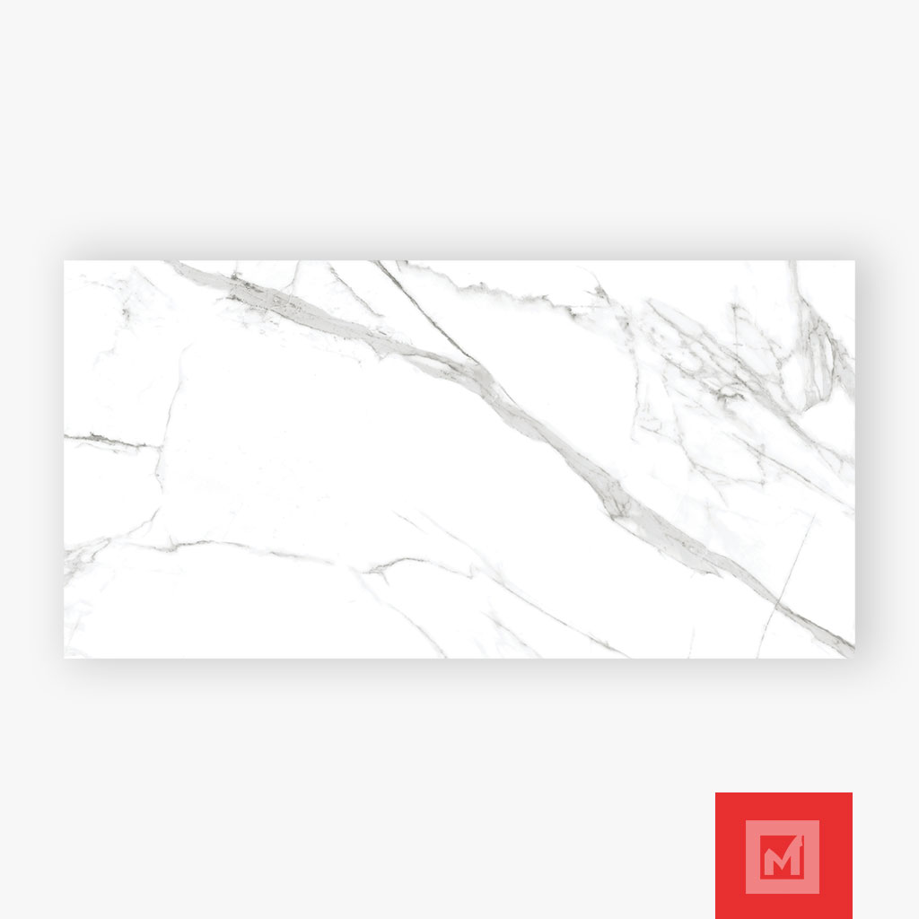 Imagen de Porcelanato Ceizer Carrara de 60x120 cm 2