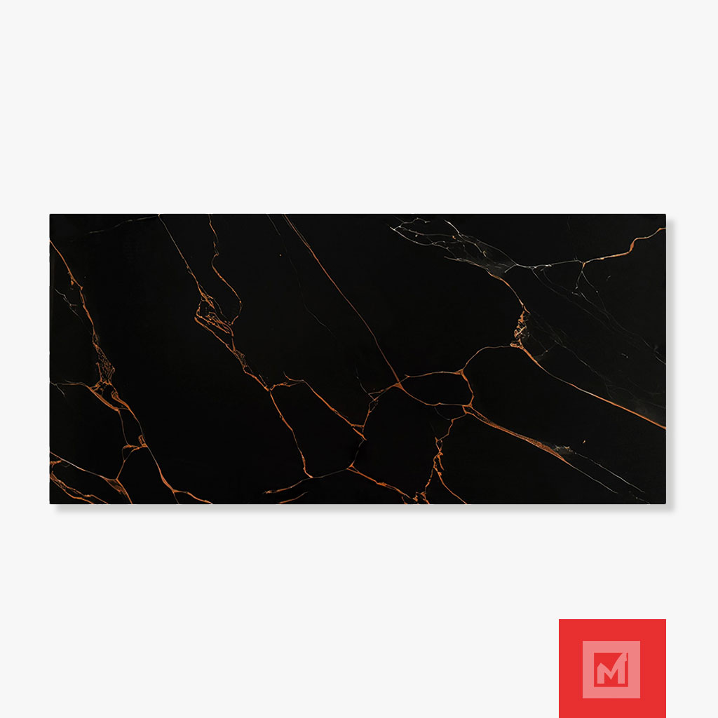 Imagen de PORCELANATO EGA DART GOLD BLACK 60X120 GA 2