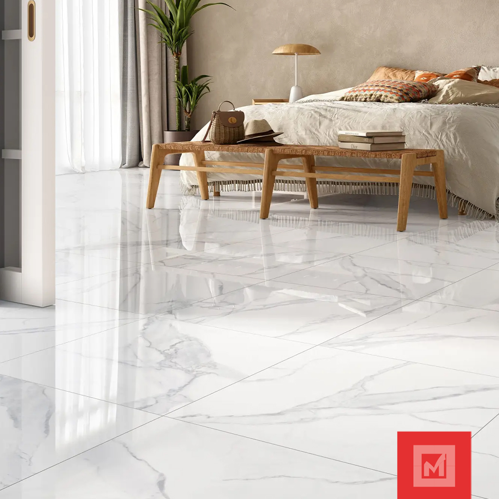 Imagen de Porcelanato Lauren Stone White 59.3x59.3cm