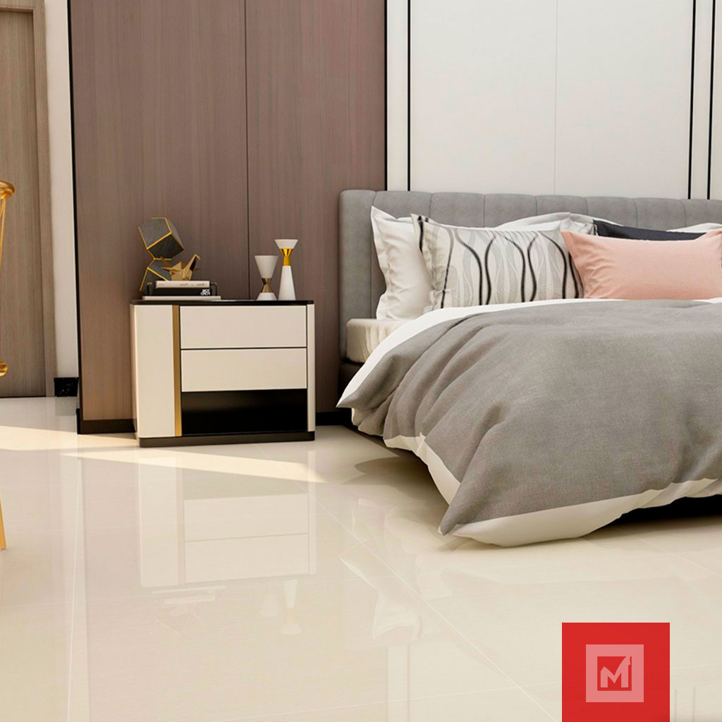 Imagen de Porcelanato Liso Beige Ivory 60X60cm 2