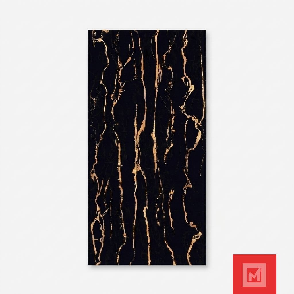 Imagen de Porcelanato Marquina Gold 60x120 cm 2