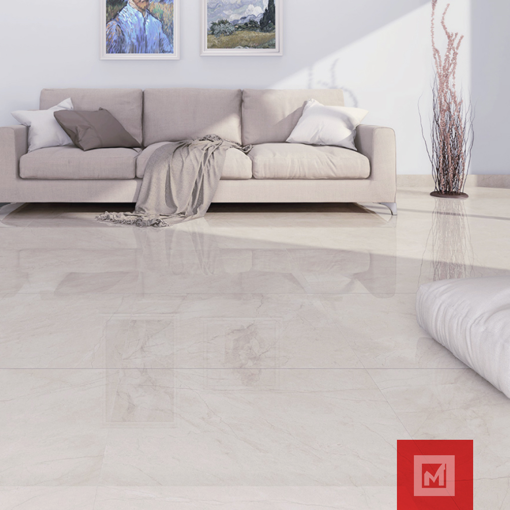 Imagen de Porcelanato rectificado Veteado Beige 60x60 Grado A