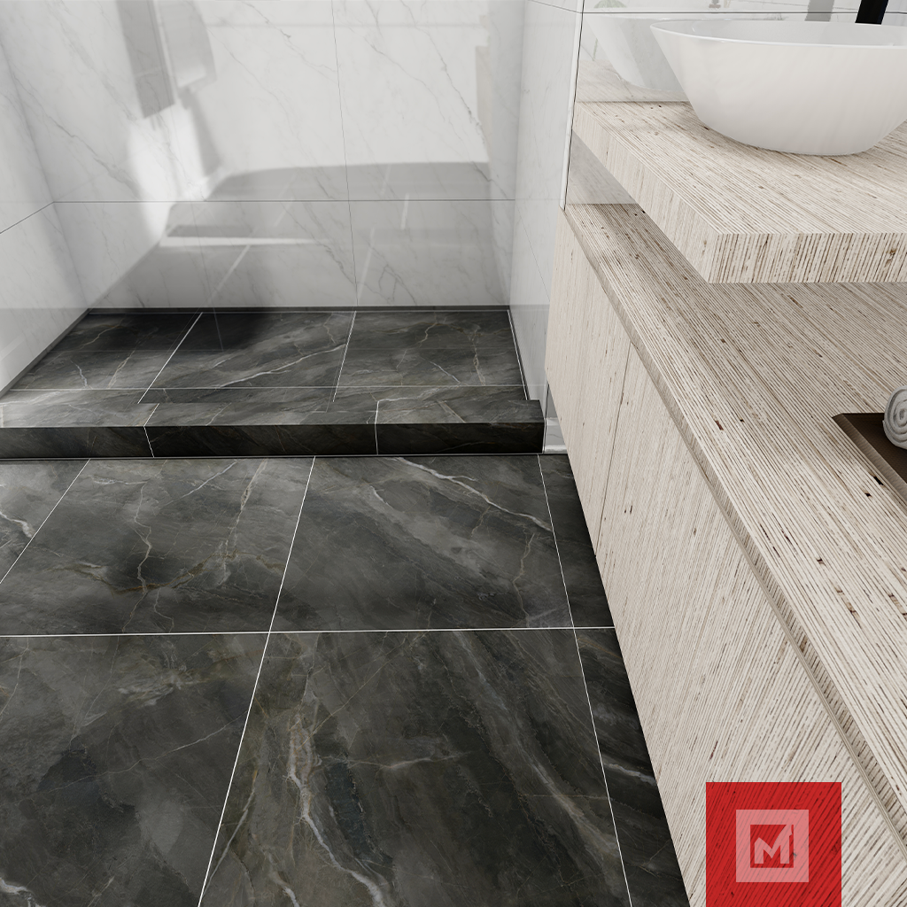 Imagen de Porcelanato Riga gris oscuro 60x60 2
