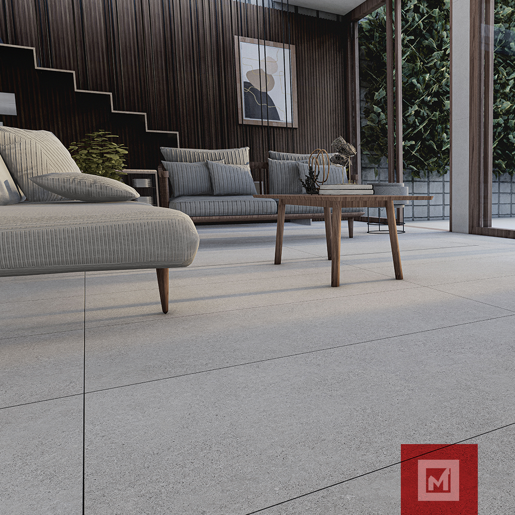 Imagen de Porcelanato Solfatara gris claro 60x120 4