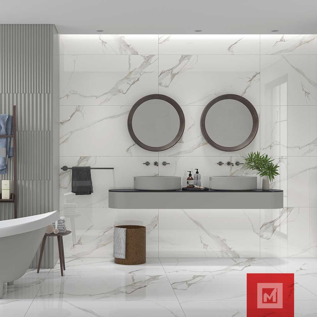 Imagen de PORCELANATO ASP STATUARIO DAYTONA 60X120 GA 2