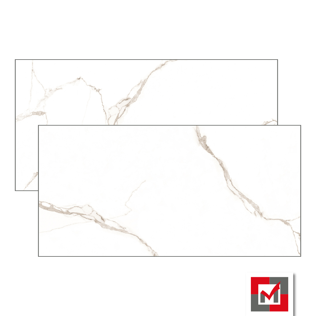 Imagen de Porcelanato Statuario Rich Gold 60x120cm 3
