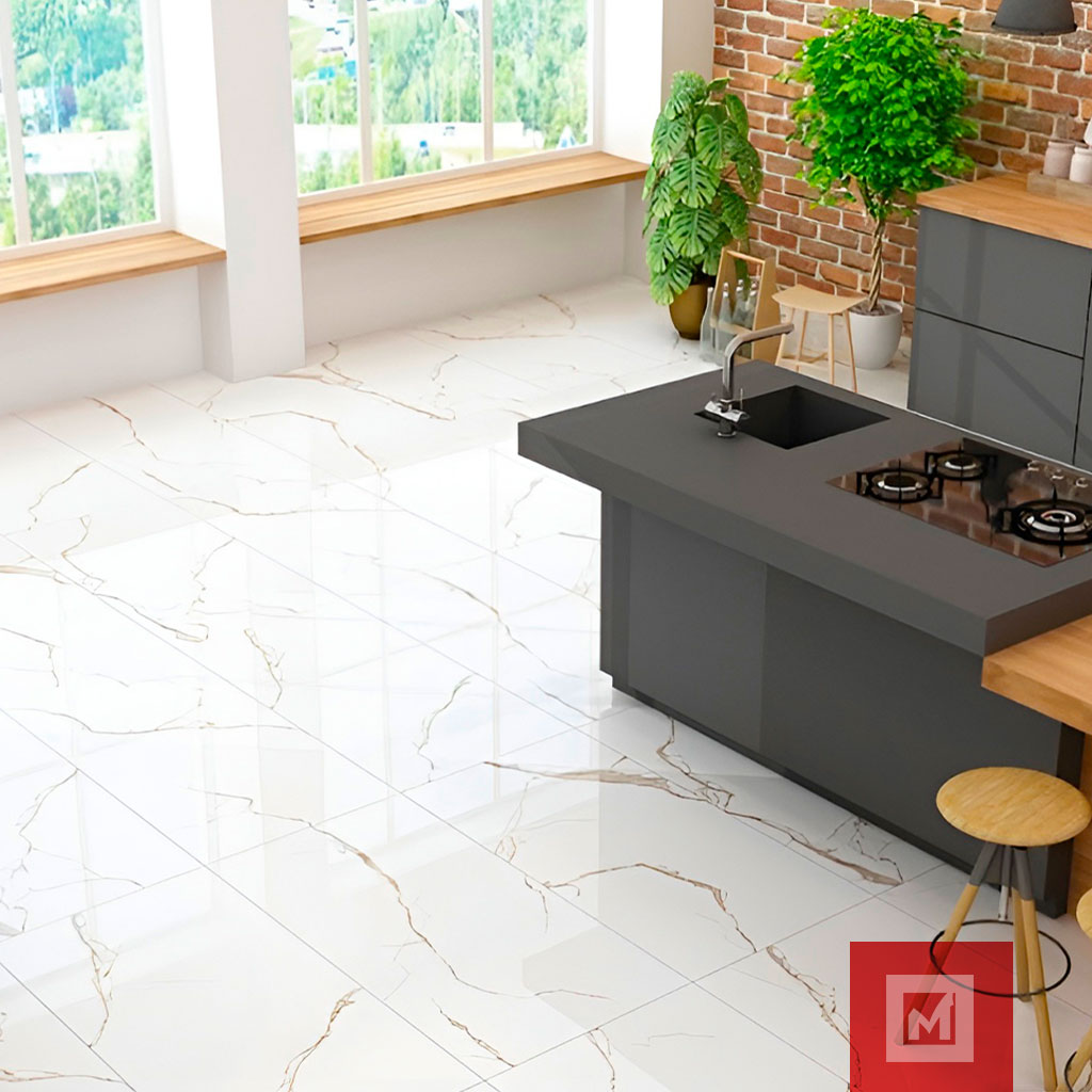 Imagen de PORCELANATO ASP STATUARIO RICH GOLD 60X120 GA 2
