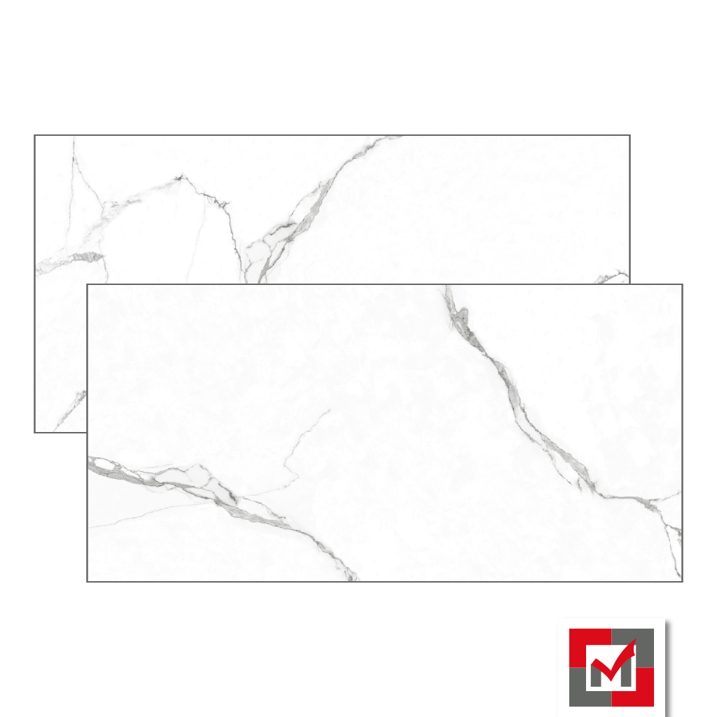 Imagen de Porcelanato Statuario Rich Silver 80x160cm 3